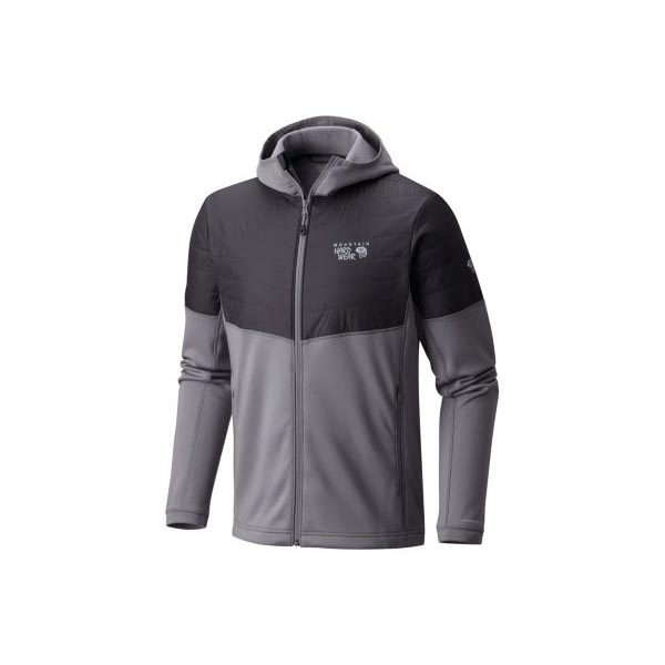 Men Mountain Hardwear 32 Degree™ Insulated Hooded Jacket Manta Grey Outlet Online