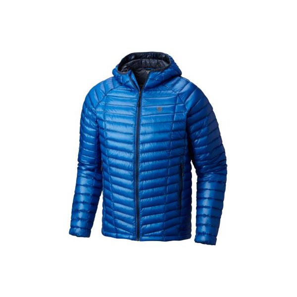 Men Mountain Hardwear Ghost Whisperer™ Down Hooded Jacket Altitude Blue Outlet Online