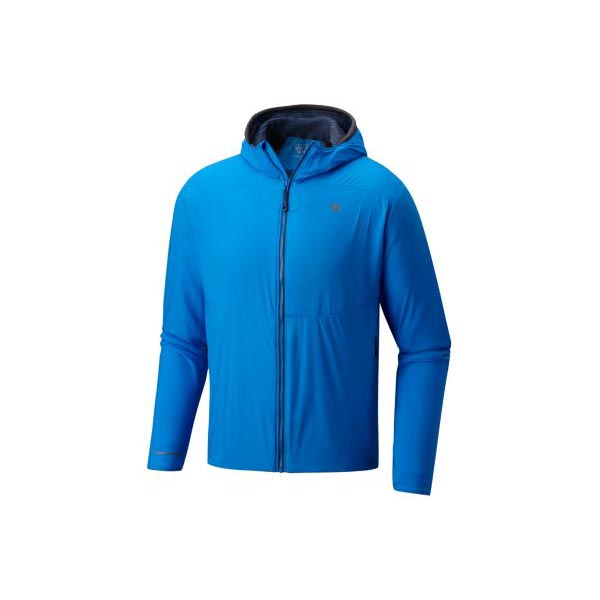 Men Mountain Hardwear ATherm™ Hooded Jacket Altitude Blue Outlet Online