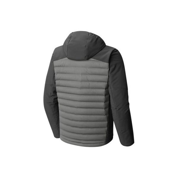Men Mountain Hardwear StretchDown™ HD Hooded Jacket Manta Grey, Shark Outlet Online