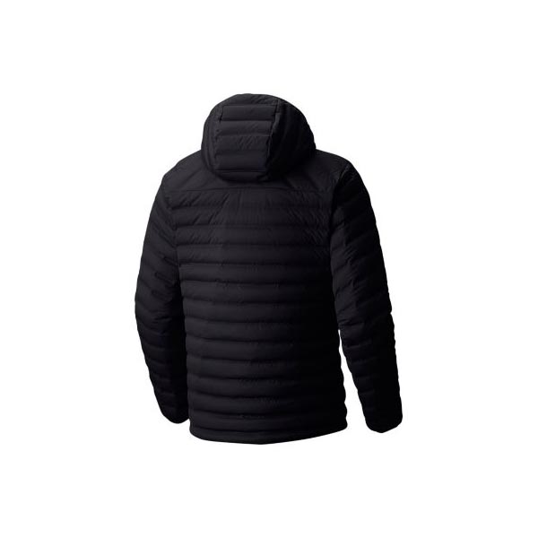 Men Mountain Hardwear StretchDown™ Hooded Jacket Black Outlet Online