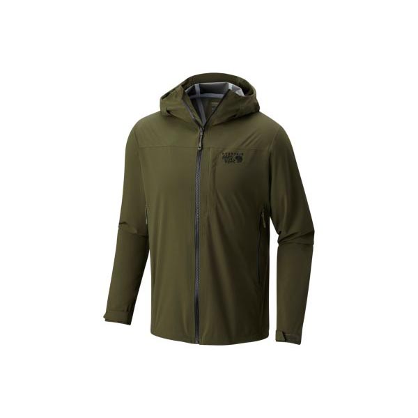 Men Mountain Hardwear Stretch Ozonic™ Jacket Surplus Green Outlet Online