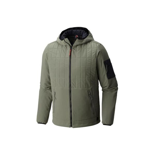 Men Mountain Hardwear Schematic™ Hooded Jacket Green Fade Outlet Online