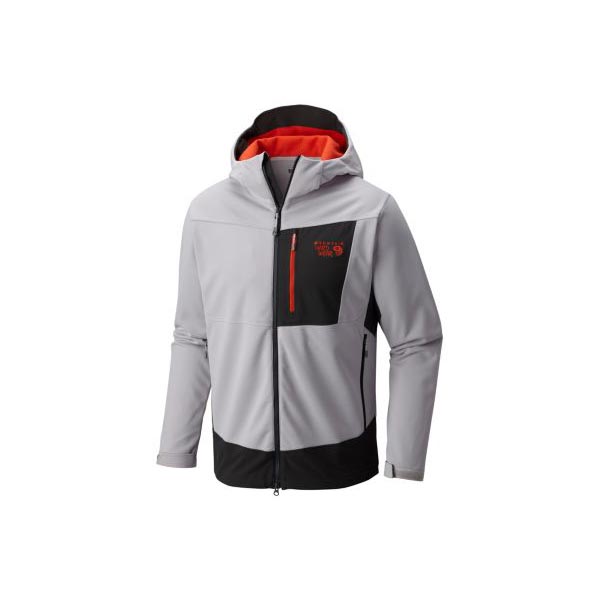 Men Mountain Hardwear Dragon™ Hooded Jacket Grey Ice Outlet Online