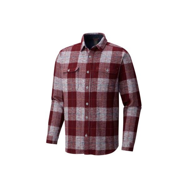Men Mountain Hardwear Walcott™ Long Sleeve Shirt Cote Du Rhone Outlet Online