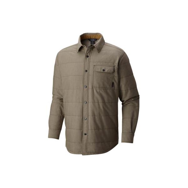 Men Mountain Hardwear Yuba Pass™ Fleece Lined Shacket Surplus Green Outlet Online