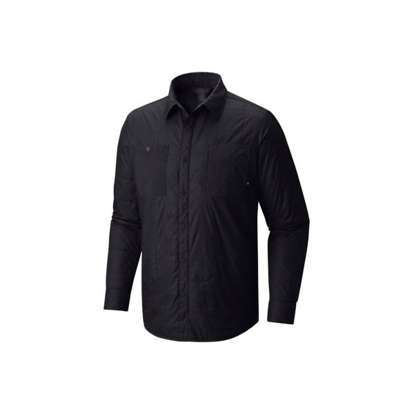 Men Mountain Hardwear Trekkin™ Insulated Shacket Black Outlet Online