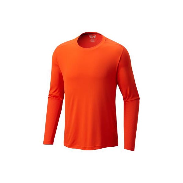 Men Mountain Hardwear Photon™ Long Sleeve T State Orange Outlet Online