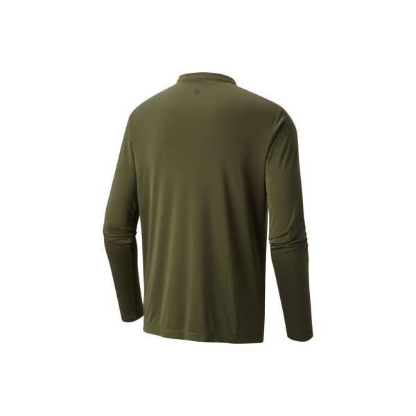 Men Mountain Hardwear Wicked™ Long Sleeve T Surplus Green Outlet Online