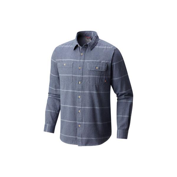 Men Mountain Hardwear Frequenter™ Stripe Long Sleeve Shirt Zinc Outlet Online