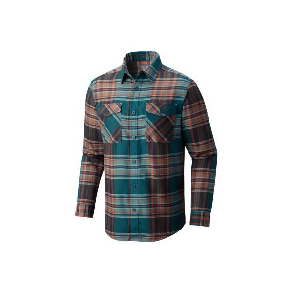 Men Mountain Hardwear Trekkin™ Flannel Long Sleeve Shirt Sea Level Outlet Online