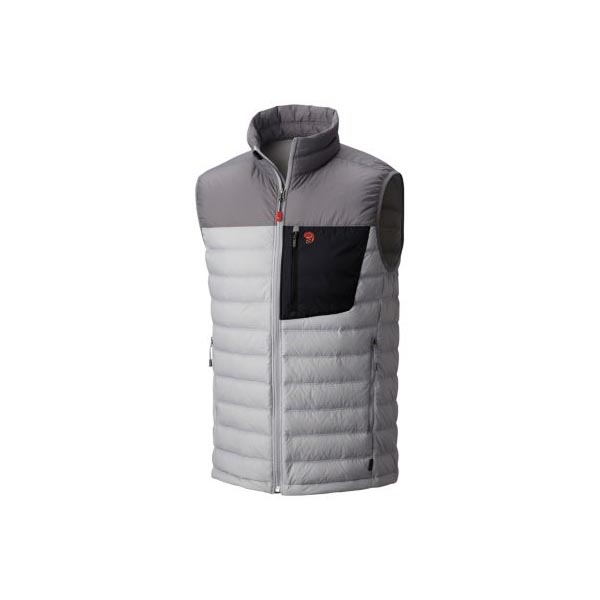 Men Mountain Hardwear Dynotherm™ Down Vest Grey Ice, Manta Grey Outlet Online