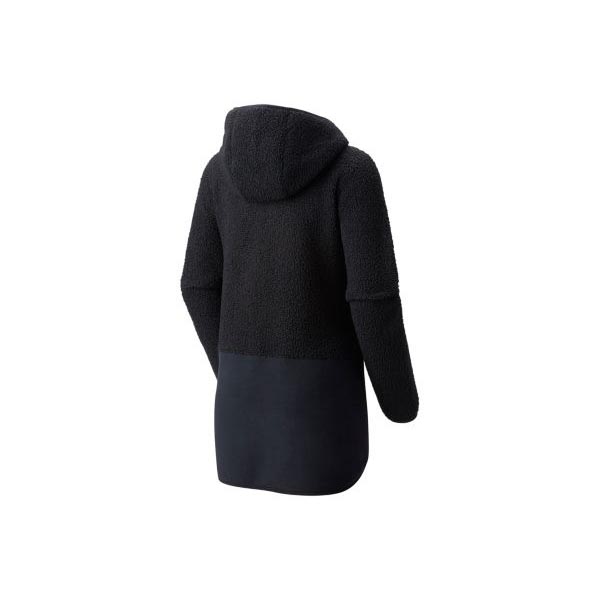 Women Mountain Hardwear Warmsby™ Fleece Hooded Parka Black Outlet Online