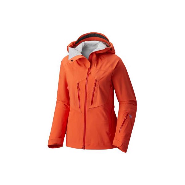 Women Mountain Hardwear BoundarySeeker™ Jacket Bright Ember Outlet Online