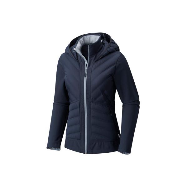 Women Mountain Hardwear StretchDown™ HD Hooded Jacket Inkwell Outlet Online