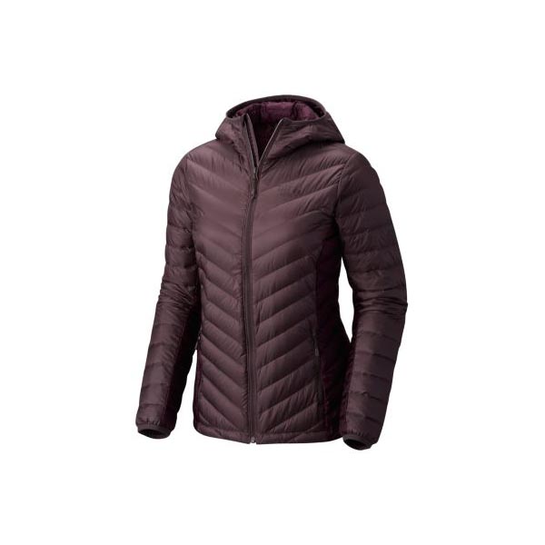 Women Mountain Hardwear Micro Ratio™ Hooded Down Jacket Purple Sage, Dark Tannin Outlet Online