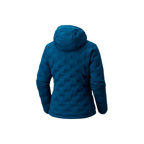 Women Mountain Hardwear StretchDown™ DS Hooded Jacket Dark River Outlet Online
