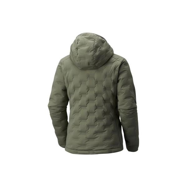 Women Mountain Hardwear StretchDown™ DS Hooded Jacket Green Fade Outlet Online
