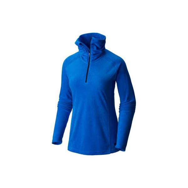 Women Mountain Hardwear MicroChill™ Lite 1/2 Zip Bright Island Blue Outlet Online