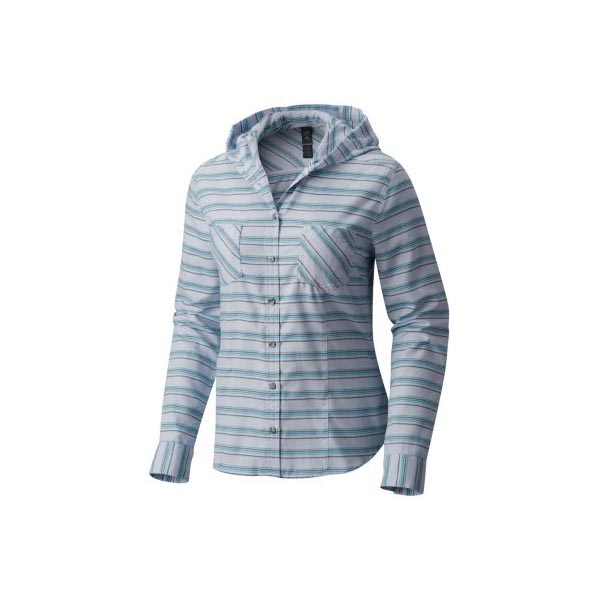 Women Mountain Hardwear Acadia Stretch™ Hooded Long Sleeve Shirt Atmosfear Outlet Online
