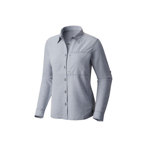 Women Mountain Hardwear Canyon™ Long Sleeve Shirt Indigo Blue Outlet Online