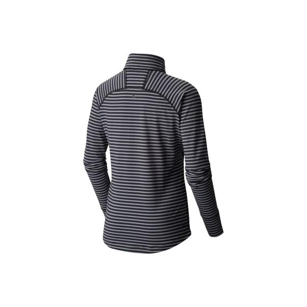 Women Mountain Hardwear Butterlicious™ Stripe Long Sleeve Half-Zip Black, Black Outlet Online