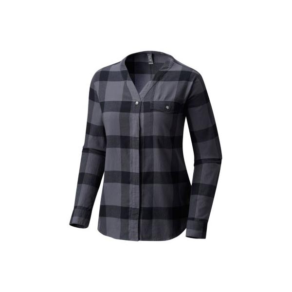 Women Mountain Hardwear Pt. Isabel™ Long Sleeve Shirt Graphite Outlet Online
