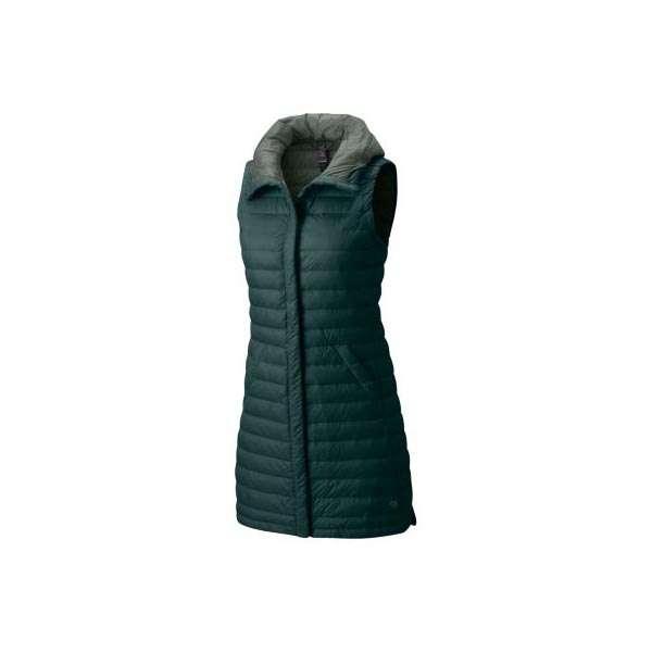 Women Mountain Hardwear PackDown™ Vest Blue Spruce Outlet Online